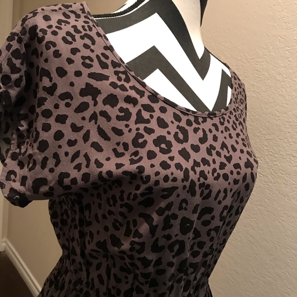 Leopard print dress